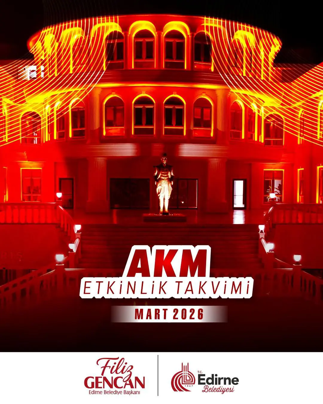 MART AYI KÜLTÜR SANAT TAKVİMİ AÇIKLANDI